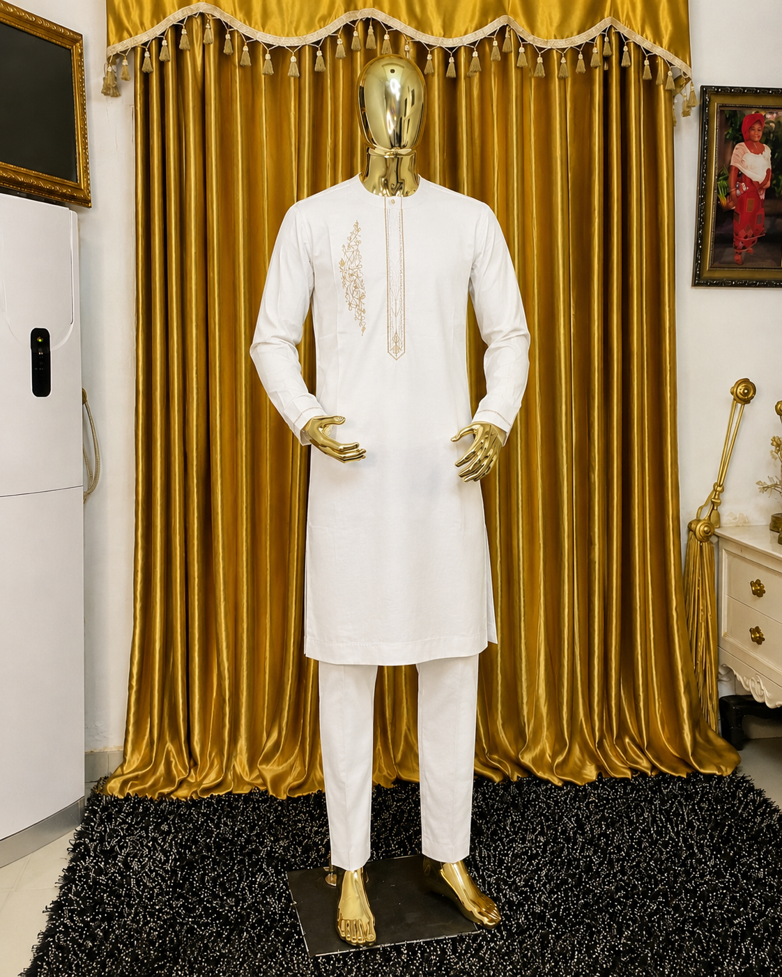 Red Fashion premium native men outfit